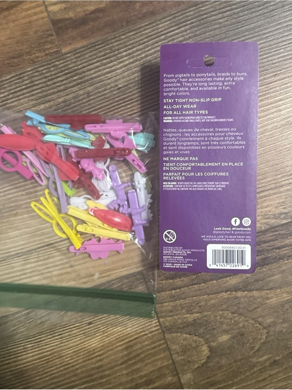 26 Goody Kids Girls Plastic Hair Barrettes Stay Tight Slip Secure Pastel Vibrant
